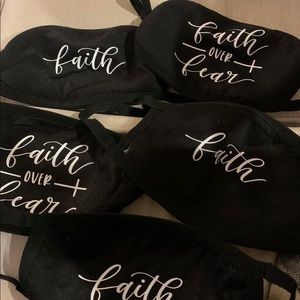 Faith/Faith over Fear mask